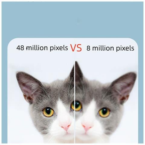 Fotocamera Digitale Da 48 Mp, Fhd 1080p, Zoom 16x, Scheda Di Memoria Da 32 Gb Purple - Foto 2