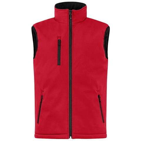 Padded Softshell Vest Rosso Xl - Foto 1