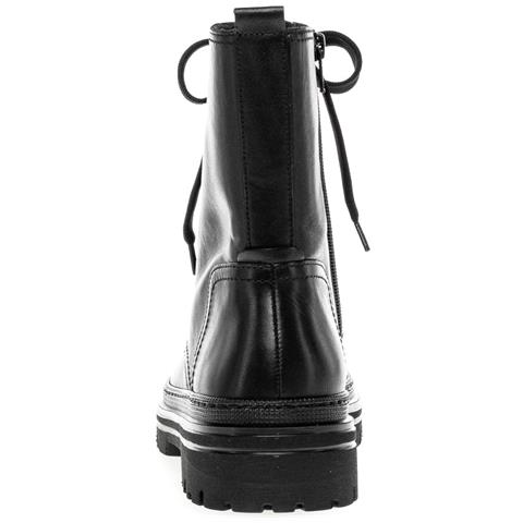 Black Casual Closed Booties Stivaletti Pelle Scarpe Donna Nero Eu 37, 31721-57 - Foto 3