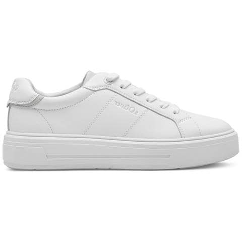 Leisure Trainers White Sneakers Sintetico E Tessile Scarpe Donna Bianco Eu 40, 5-23635-42 100 - Foto 2