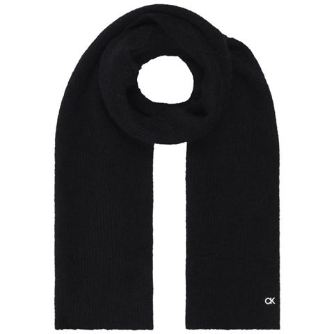 Lux Wool Scarf 30x180 Sciarpe Pelle Accessori Uomo Nero Eu One Size, K50k509705 Bax - Foto 2