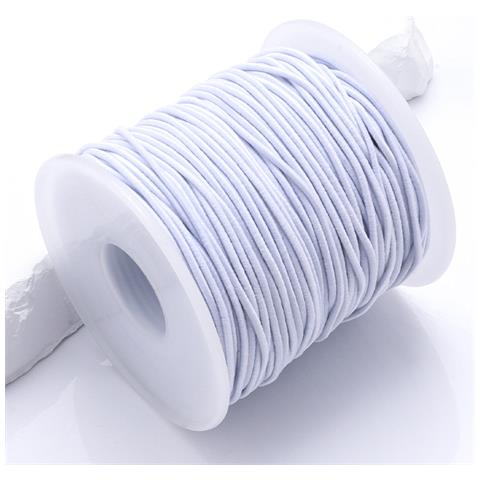 Cordino Elastico Per Braccialetti, 0,8 Mm, Bianco - Foto 1
