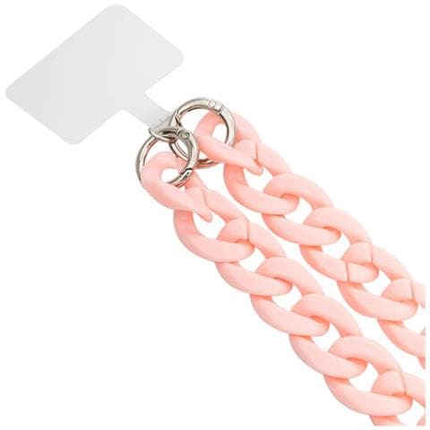 Tracolla Universale A Rete Per Smartphone, Rosa - Foto 2