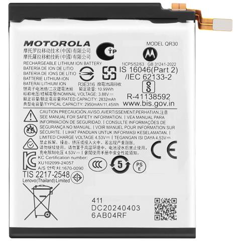 Batteria Secondaria Moto Razr 50 Ultra 1050mah Qr10, Nero - Foto 1