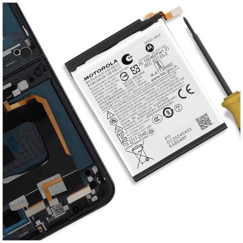 Batteria Secondaria Moto Razr 50 Ultra 1050mah Qr10, Nero - Foto 2