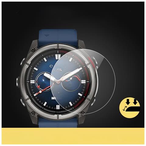 Protezione Schermo In Vetro Temperato Per Garmin Quatix 8 47mm, Alta Allumina, Anti-luce Blu, Confezione Da 2 - Foto 4