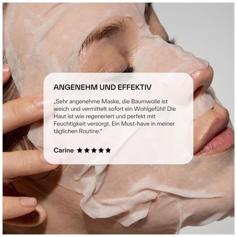 Maschera Idratante Viso In Cotone Cura Naturale Della Pelle 6 Pezzi - Foto 2