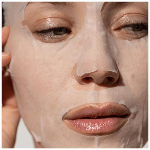 Maschera Idratante Viso In Cotone Cura Naturale Della Pelle 6 Pezzi - Foto 5