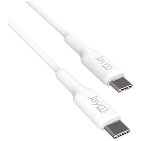 Cavo Di Ricarica E Sincronizzazione Usb-c A Usb-c Pd 3.0 Da 5a, 100w, 1m, Bianco - Foto 1