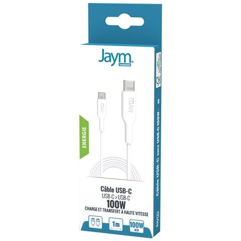 Cavo Di Ricarica E Sincronizzazione Usb-c A Usb-c Pd 3.0 Da 5a, 100w, 1m, Bianco - Foto 2