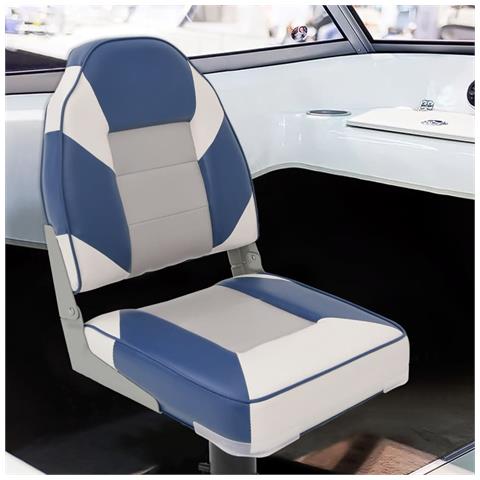 Set Sedile da Barca Pieghevole 4 pz con Schienale Alto - Foto 2