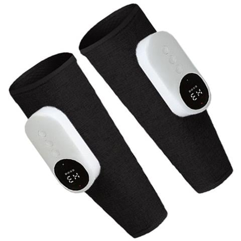Massaggiatore Wireless Per Gambe Con Compressione Ad Aria E Calore - Set Di 2 Black - Foto 2