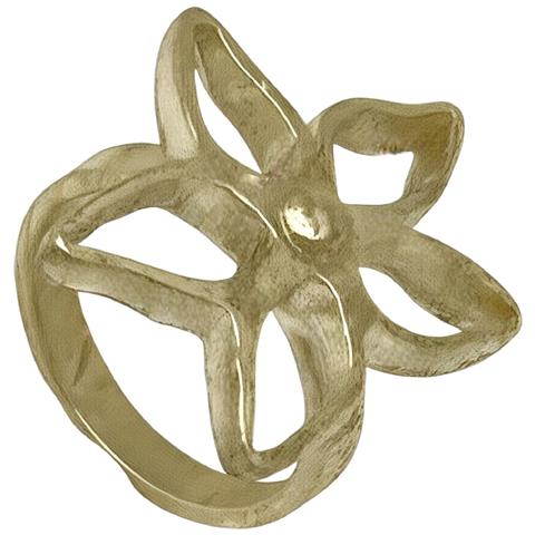 Anello Blom Irregolare, Ottone Placcato Oro - Foto 1