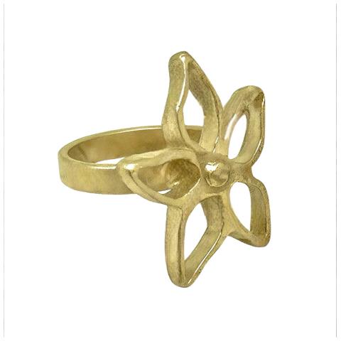 Anello Blom Irregolare, Ottone Placcato Oro - Foto 4