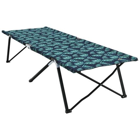Letto da campeggio pieghevole Motivo a foglia 206 x 76 x 74 cm - Foto 1