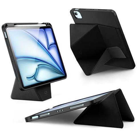 Cover per iPad Air 11 (2025) - Pelle /PU, Nero - Foto 2