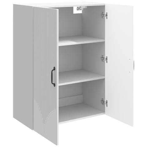 Mobiletto a muro Bianco Lucido 66 x 34,5 x 90 cm - Foto 2