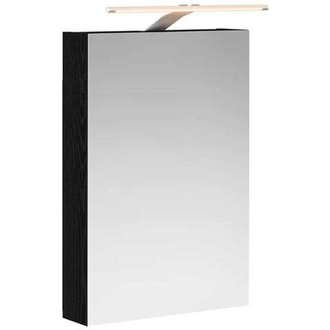 Mobiletto per specchio da bagno Rovere Nero 40 x 10,5 x 60,5 cm - Foto 1