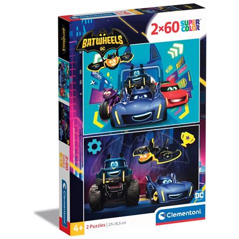 Supercolor Batwheels Puzzle 60 pz Fumetti - Foto 1