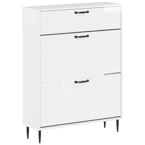 Mobile per scarpe HAARLEM 78 x 24 x 103 cm Legno ingegnerizzato - Foto 1