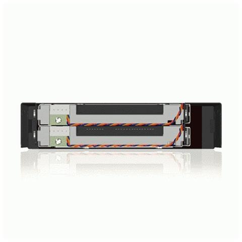 IB-2226StS Cassetto Trayless per 2x SATA 2.5 pollici - Nero - Foto 1