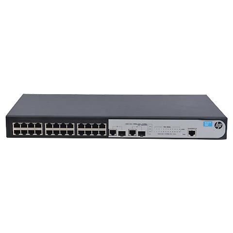 E 1910-24 Switch - Switch - L3 - gestito - 24 x 10/100 + 2 x combo Gigabit  - Foto 2