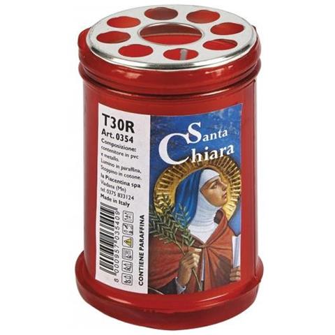 Lumino Votivo T30R Colore Rosso - Foto 2