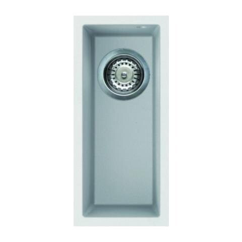 Lavello Quadra 50 Keratek Plus Sottotop 20x44 cm 1 vasca Colore Bianco Assoluto 96 - Foto 1