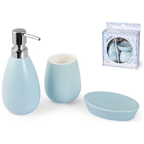 Set Da Bagno 3 Pezzi Ceramica Venezia Arredo Bagno - Foto 1