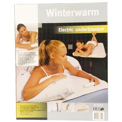 Scaldaletto Termocoperta Elettrico Singolo 400gr 60 Watt 150 X 80 Cm - Foto 2