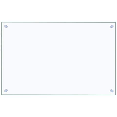Paraschizzi Per Cucina Trasparente 80x50 Cm In Vetro Temperato - Foto 1