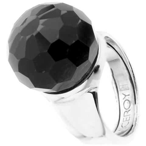 Gioielleria 1030a015-55. Anello, Colore Nero Argento. Donna. - In ordine - Foto 4