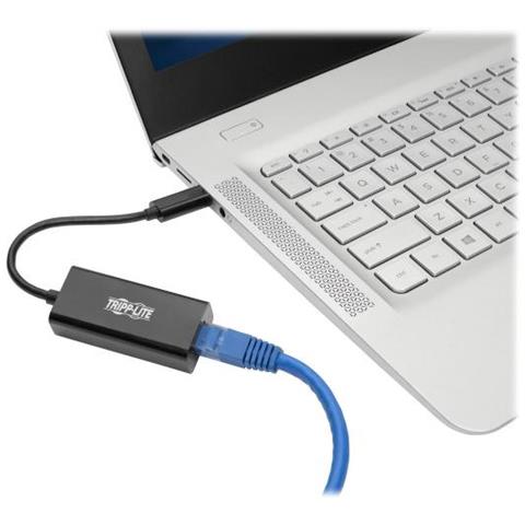 Tripp Lite U436-06n-gb Cavo Di Interfaccia E Adattatore Usb Type-c Rj-45 Nero (usb C To Gigabit Ethernet Adapter Black)  - Foto 2
