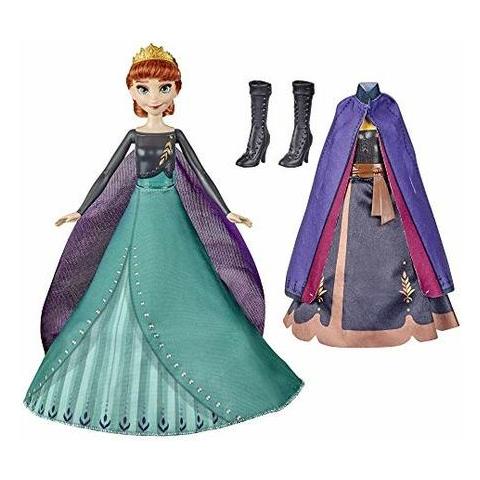 Disney Frozen 2 - Bambola Disney Princess Anna E I Suoi Abiti Magici - Foto 7