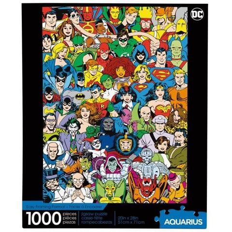 Puzzle 1000 Pezzi Dc Comics Retro Cast - 65378 - Foto 1