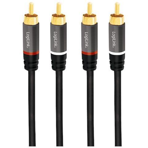 CA1203 cavo audio 1,5 m 2 x RCA Nero - Foto 2