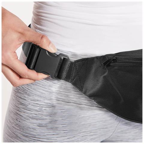 Marsupio Universale Per Smartphone Con 2 Tasche Cintura Regolabile Nero - Foto 10