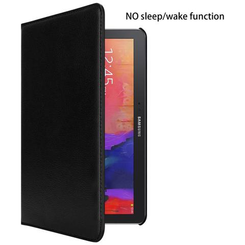 Custodia Per Tablet Compatibile Con Samsung Galaxy Note 2014 / Tab Pro (10.1"" Zoll) T520 / T525 In Nero Sambuco - Coperchio Protettivo Senza Auto Wake Up, Con Funzione Stand E Chiusura A Fascia Elastica - Foto 2