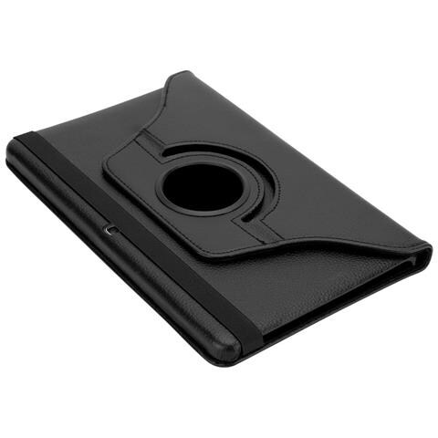 Custodia Per Tablet Compatibile Con Samsung Galaxy Note 2014 / Tab Pro (10.1"" Zoll) T520 / T525 In Nero Sambuco - Coperchio Protettivo Senza Auto Wake Up, Con Funzione Stand E Chiusura A Fascia Elastica - Foto 6