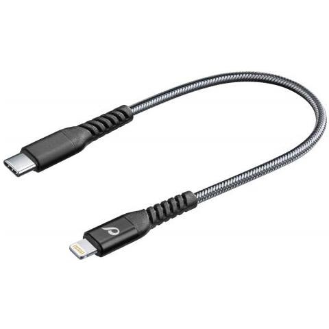 Cellularline Extreme Cable Portable - Usb-c To Lightning Cavo Usb Ultra Resistente Nero - Foto 6