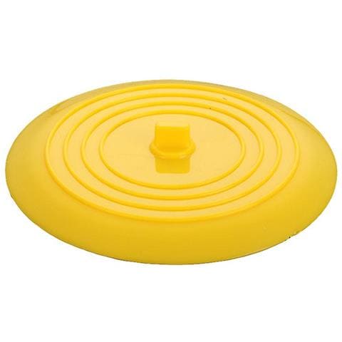 INLAW Tappo Di Scarico Del Lavello Della Lavello Del Lavello Del Silicone Della Spina Del Tappo Di Scarico Per Il Bagno I Drenaggi Del Pavimento E La Cucina (15x15 Cm) (giallo)