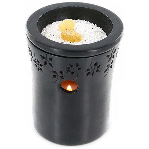 Bruciatore Di Incenso In Pietra Nera + Storax Turco Da Bruciare - Foto 2