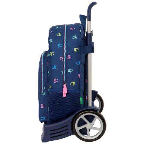 Trolley Per La Scuola Cool Blu Marino 30 X 46 X 14 Cm - Foto 3