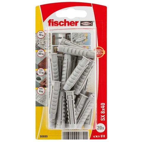 Tacchetti Sx 90889 Nylon 8 X 40 Mm (20 Unità) - Foto 2