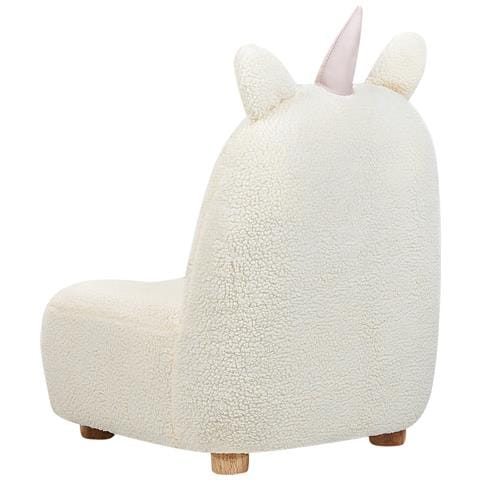 Sedia Per Bambini Tessuto Bianco Lulea - Foto 2