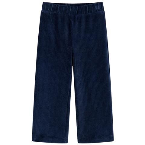 Pantaloni Da Bambino In Velluto A Coste Blu Marino 92 - Foto 1