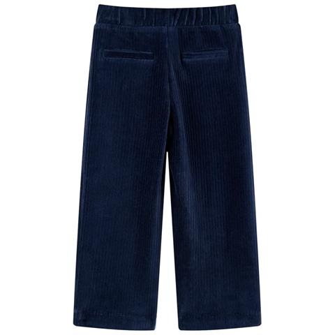 Pantaloni Da Bambino In Velluto A Coste Blu Marino 92 - Foto 2