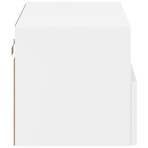 Mobile Tv A Parete Bianco 60x30x30 Cm In Legno Multistrato - Foto 8