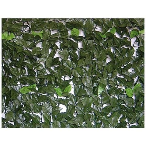 Siepe Artificiale Con Supporto Rigido Posteriore Rotolo 20 Mt Evergreen - 1.5x20 Mt. - Foto 1