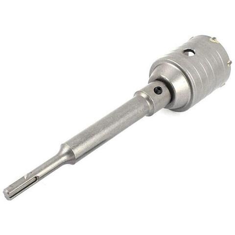 Fresa Per Muro A Tazza 55 Mm Asta Prolunga 35 Cm Attacco Trapano Sds Plus - Foto 1